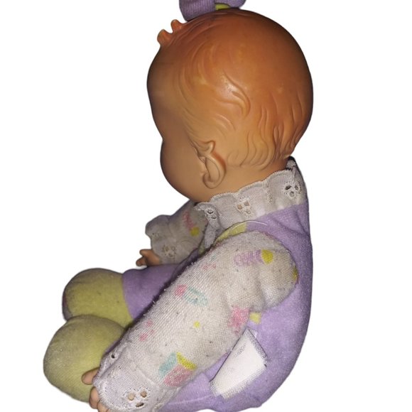 GERBER Bean Bag Plush Baby Doll Toy 9" w/Hard Plastic Hands & Head Toy Biz 1996 - Picture 2 of 12